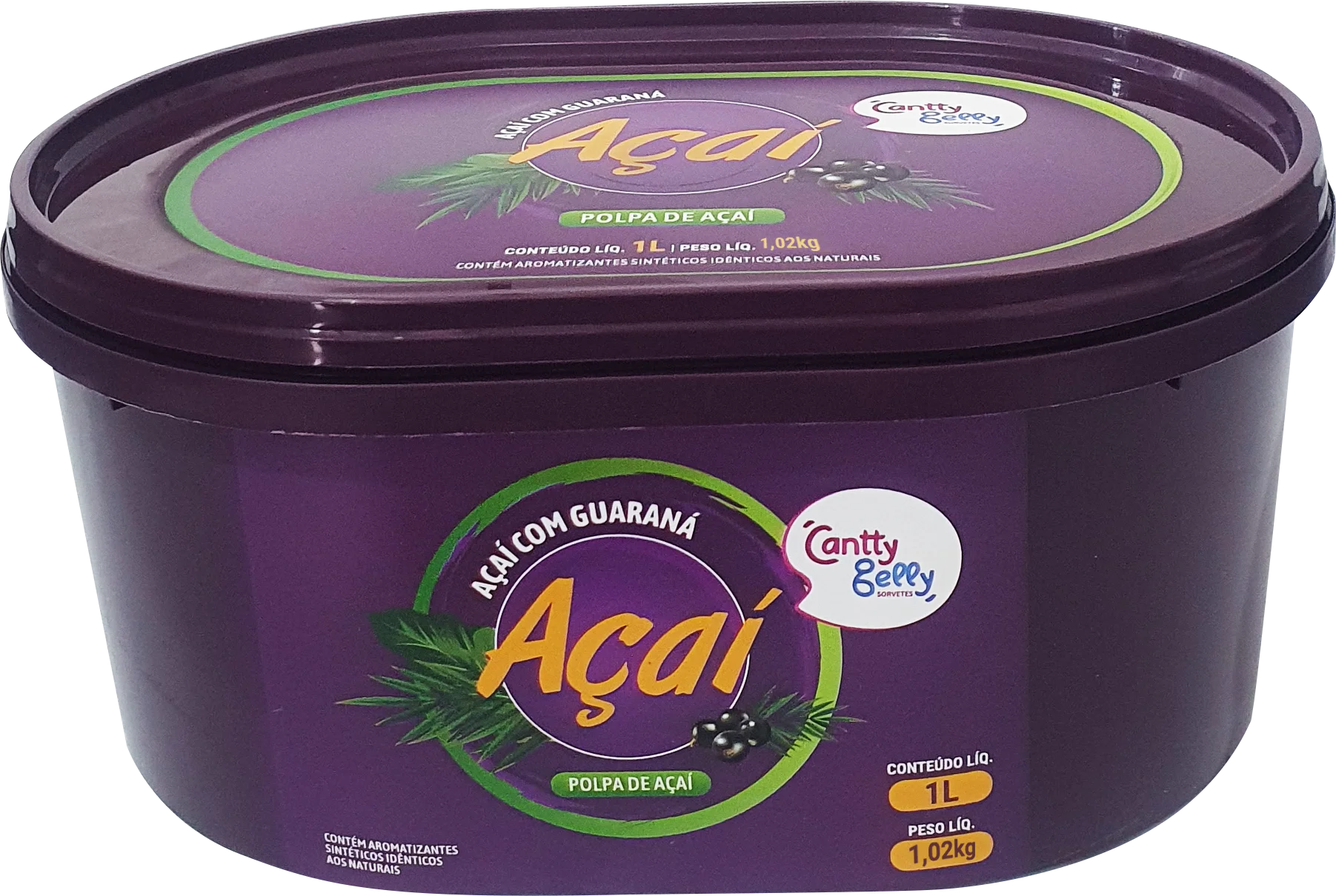 Açaí 1L Cantty Gelly